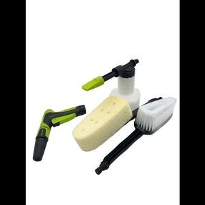 Aqua Joe 4-in-1 Garden Car & Household Hose Attachment Kit